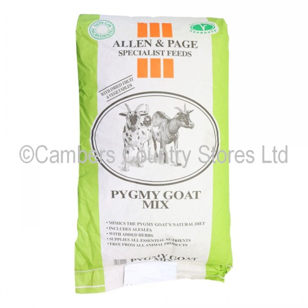 Allen & Page Pygmy Goat Mix 15kg Cambers Country Store